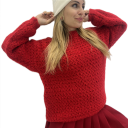 maglione girocollo weave